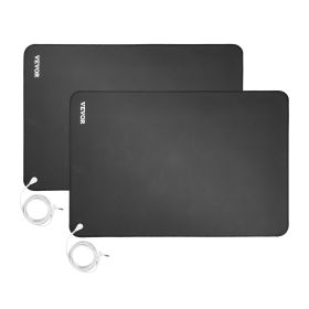Grounding Mat 24 x 16 in Earthing Mat 2 Packs with Cord for Sleep Energy
