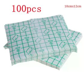 50/100 Pcs Catheter Fixation Tape Bandage Pu Film Wound Waterproof and Bacterial Isolation Swimming Private Waterproof Patch (Color: 100pcs 10 X 12 CM)
