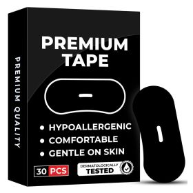 30/60Pcs Anti Snoring Mouth Tape Medical Grade Sleep Strips for Snoring Relief & Breathing Gentle Nasal Tape for Travel Home Use (Color: Type1-Perforated, size: 2Set (60PCS))