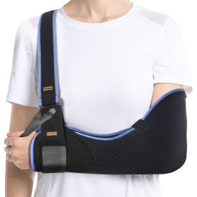 VELPEAU Arm Sling for Elbow Injury, Fracture, Dislocation Medical Shoulder Immobilizer for Sleeping, Universal for Both Arms (Color: Comfort Version, size: medium)