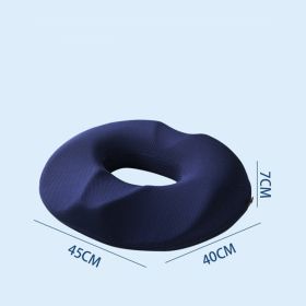 Pillow for Tailbone Pain Relief Cushion;  Hemorrhoid Pillows for Sitting for man ;   Butt Seat Cushion;  Back;  Coccyx;  Sciatica;  Post Natal; (Color: Deep blue)