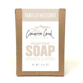 Vanilla Hazelnut Organic Bar Soap 5.4oz (size: Full Bar)