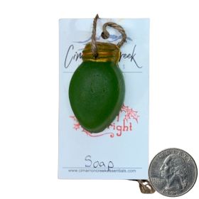 Lightbulb Ornament (Color: Green, size: 1pc)