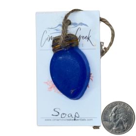 Lightbulb Ornament (Color: Blue, size: 1pc)