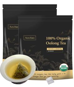 Detox Cleanse Tea Natural Herbal Tea Bags Oolong Leaf For Lung Cleanse Congestion Relief Herbal Detox Caffeine-Free Non-GMO Organic For Gut Healt (Option: 30Count 2Packs-Unflavored)