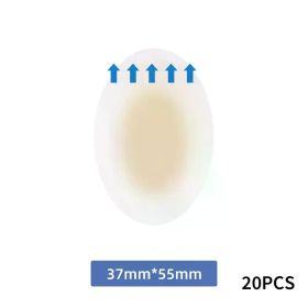 20PCS Gel Heel Protector Foot Patches Adhesive Blister Pads Hydrocolloid Heel Liner Shoes Stickers Pain Relief Plaster Foot Care (Color: 02 20pcs)