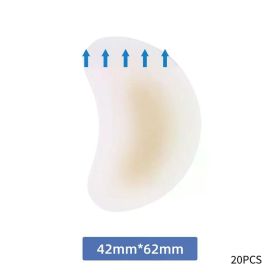 20PCS Gel Heel Protector Foot Patches Adhesive Blister Pads Hydrocolloid Heel Liner Shoes Stickers Pain Relief Plaster Foot Care (Color: 03 20pcs)