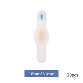 20PCS Gel Heel Protector Foot Patches Adhesive Blister Pads Hydrocolloid Heel Liner Shoes Stickers Pain Relief Plaster Foot Care (Color: 05 20pcs)